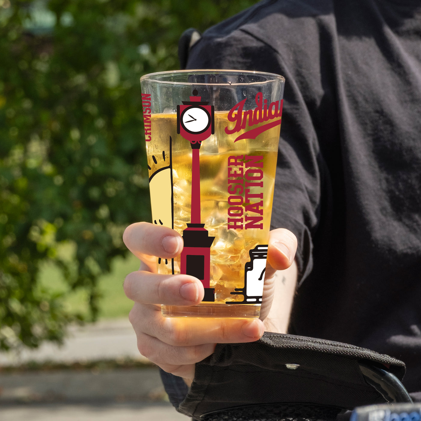 Indiana 16oz Native Pint Glass - Logo Brands