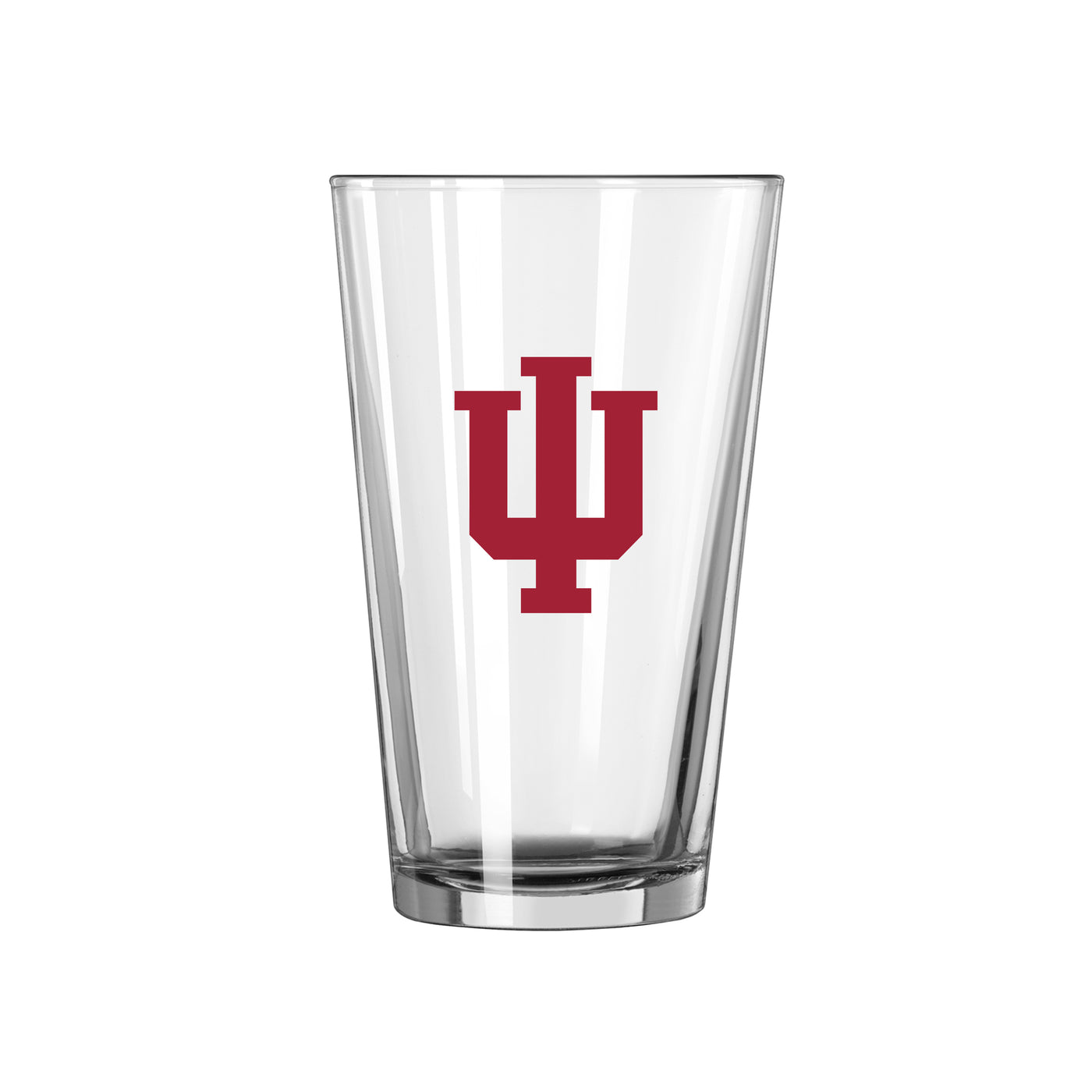 Indiana 16oz Logo Pint Glass - Logo Brands