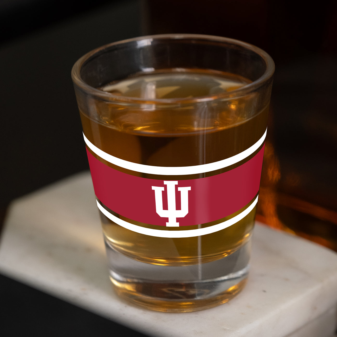 Indiana 2oz Stripe Shot Glass - Logo Brands