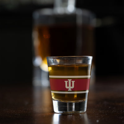 Indiana 2oz Stripe Shot Glass - Logo Brands