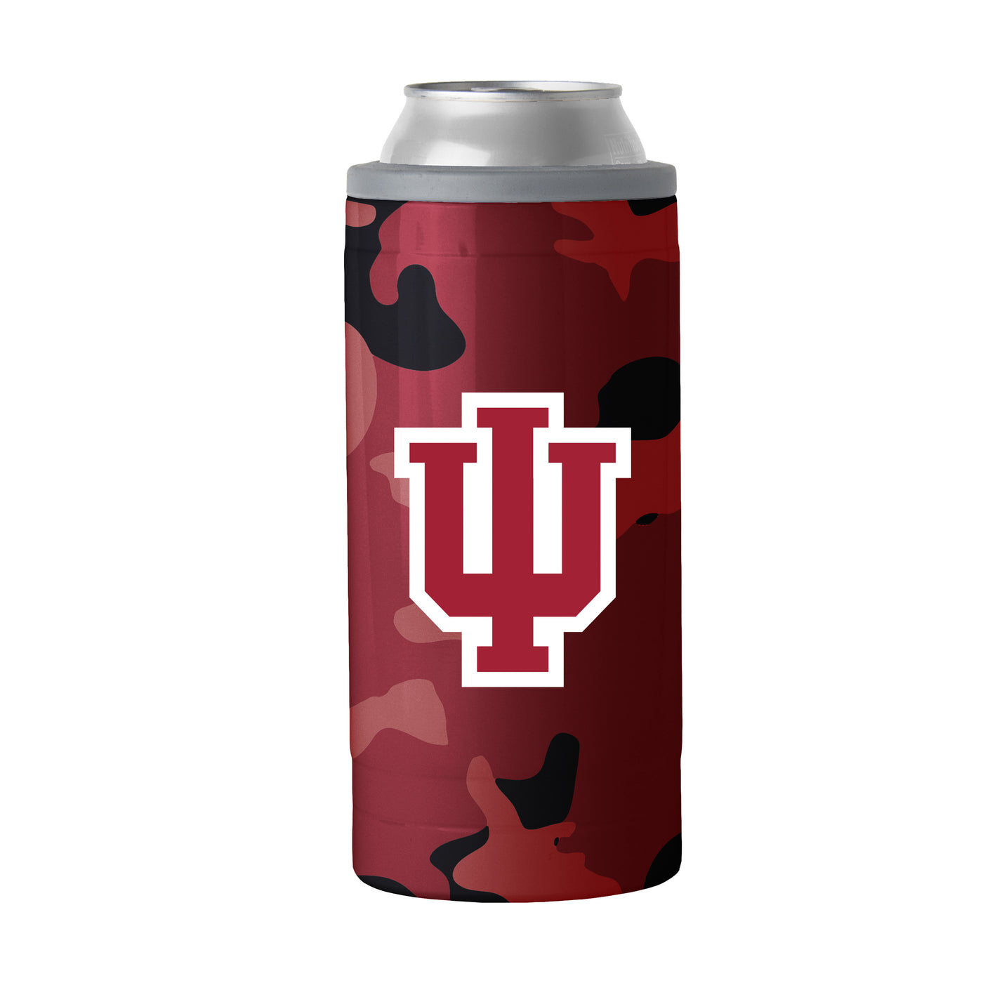 Indiana Camo Swagger 12oz Slim Can Coolie