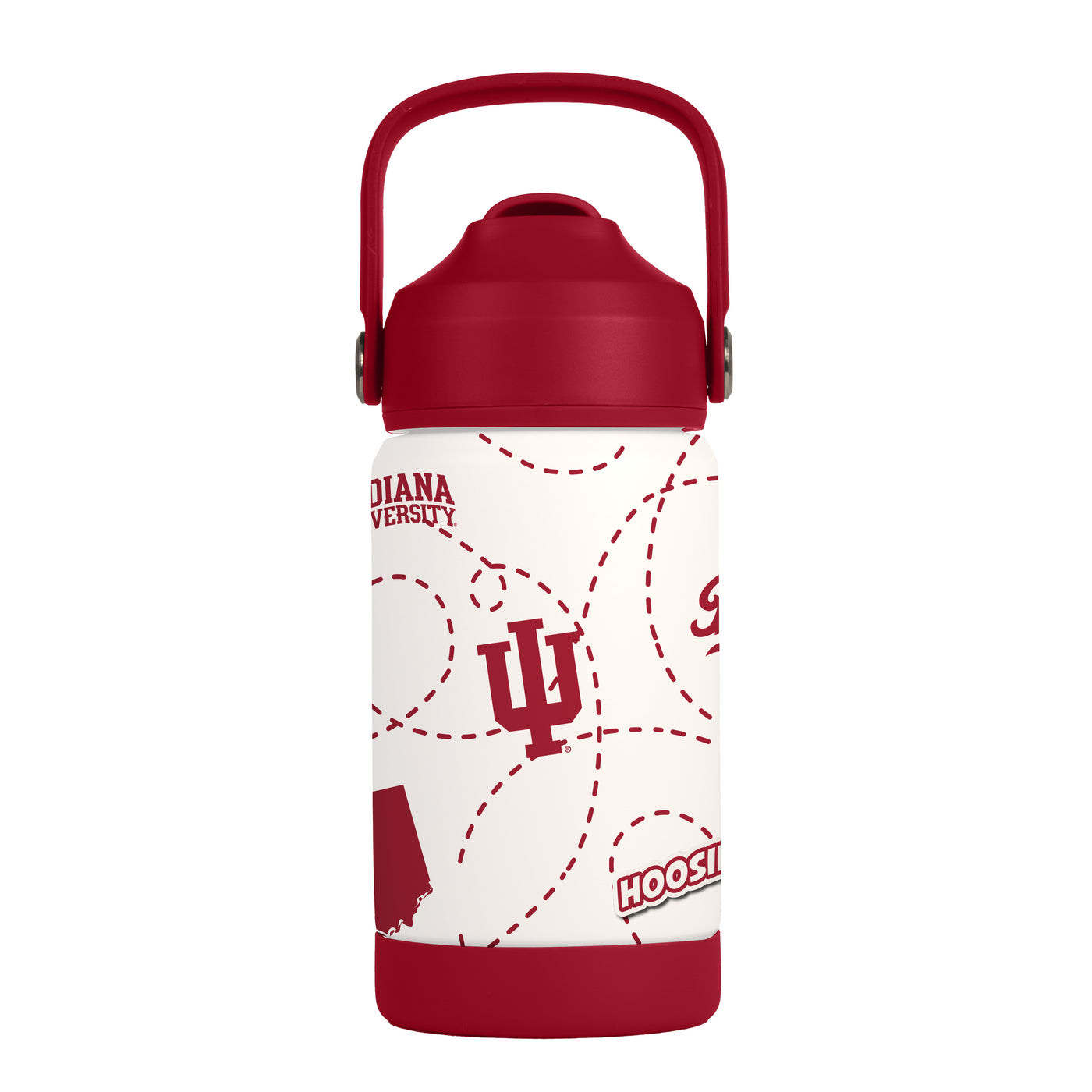 Indiana 12oz Mascot SS Kids Bottle