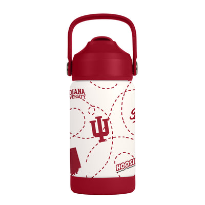 Indiana 12oz Mascot SS Kids Bottle
