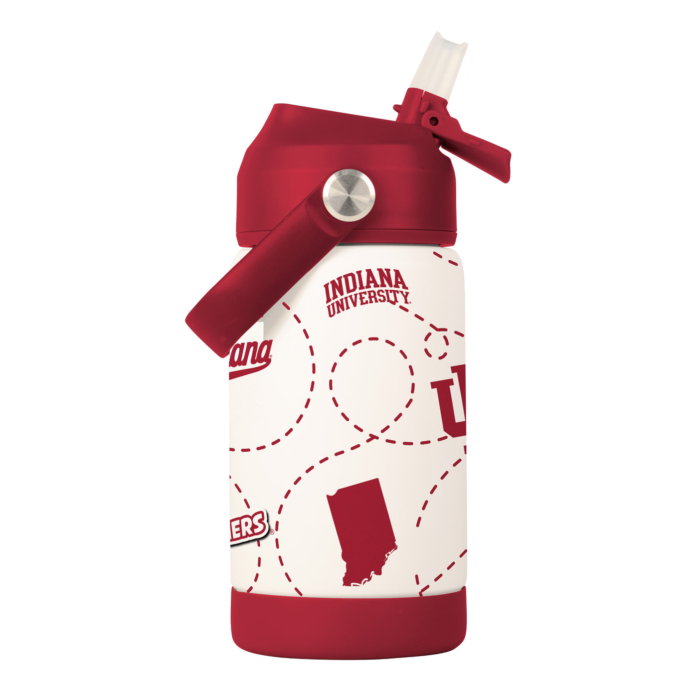 Indiana 12oz Mascot SS Kids Bottle