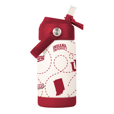 Indiana 12oz Mascot SS Kids Bottle