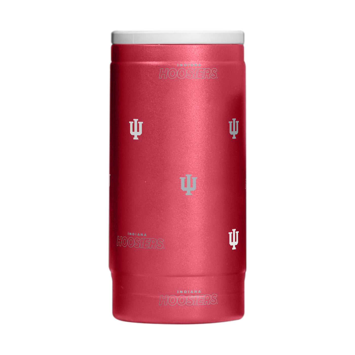 Indiana 12oz Step And Repeat Powdercoat SlimCan Coolie