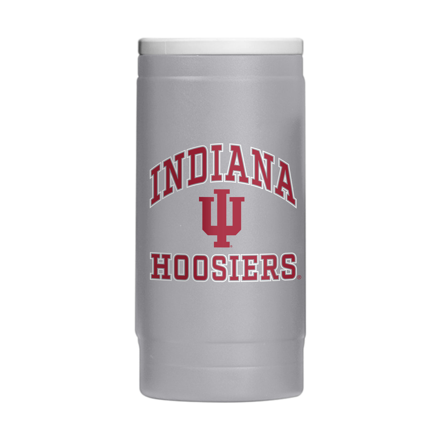 Indiana 12oz Athletic Powder Coat Slim Can Coolie - Logo Brands