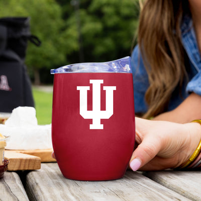 Indiana 16oz Gameday Stainless Curved Beverage