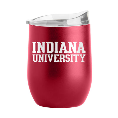 Indiana 16oz Flipside Powder Coat Curved Bev - Logo Brands
