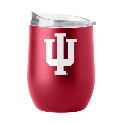 Indiana 16oz Flipside Powder Coat Curved Bev - Logo Brands