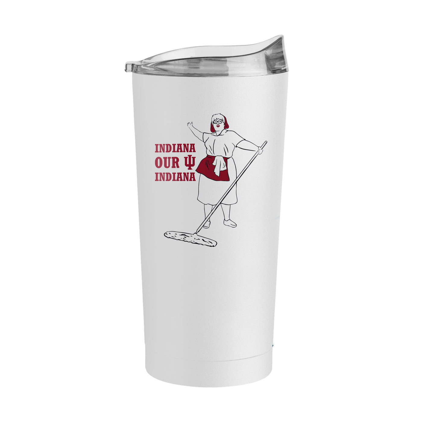 Indiana Marth the Mop Lady 20oz Powder Coat Tumbler