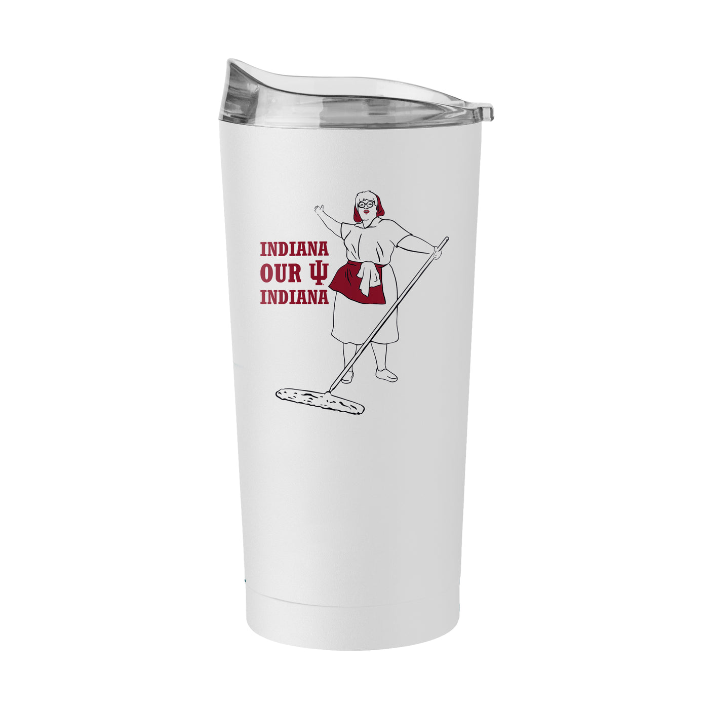 Indiana Marth the Mop Lady 20oz Powder Coat Tumbler
