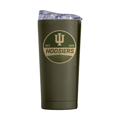 Indiana 20oz Badge Powder Coat Tumbler