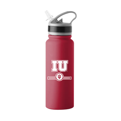 Indiana 25oz Campus Color Letterman Stainless Single Wall Flip Top Bottle