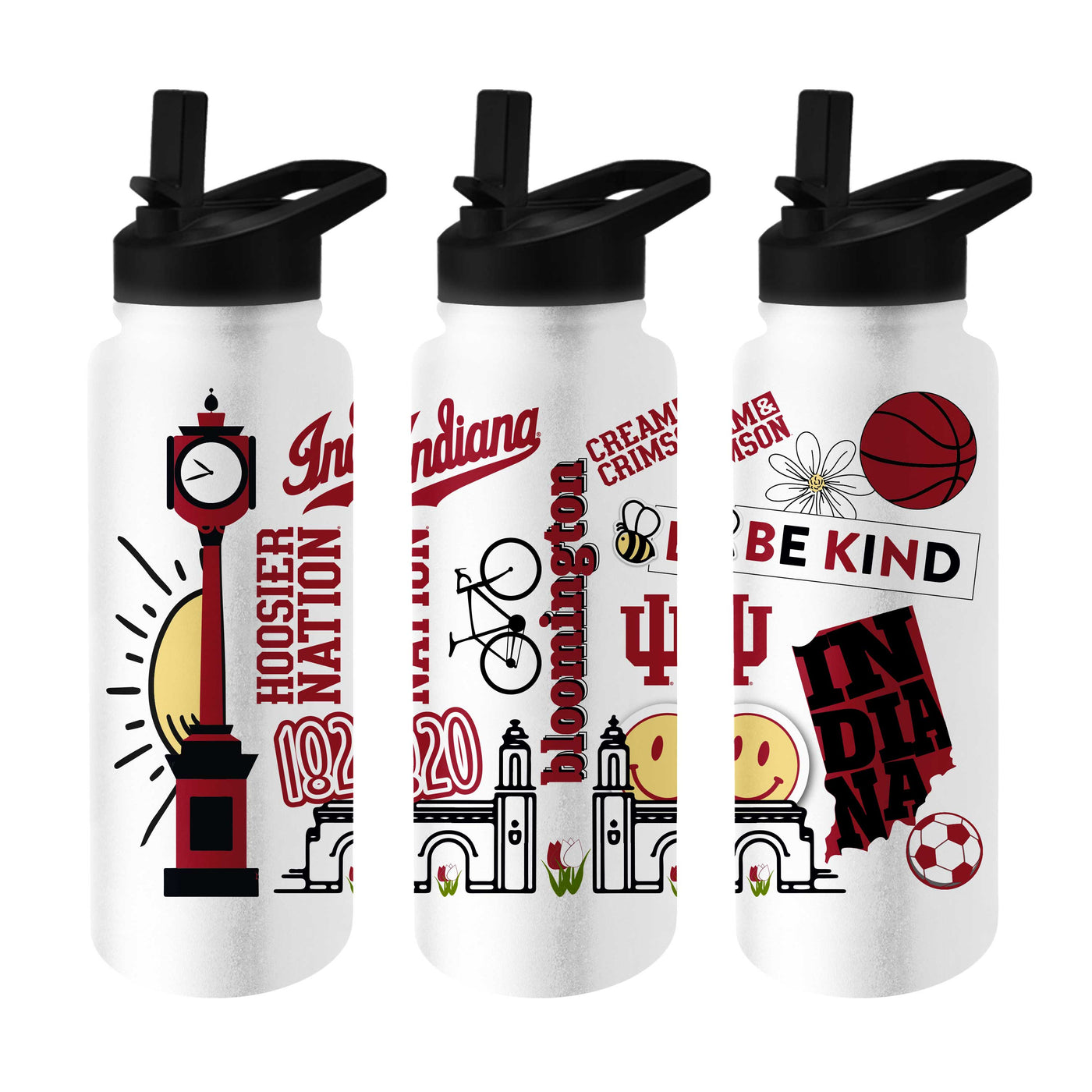 Indiana 34oz Native Quencher Bottle - Logo Brands