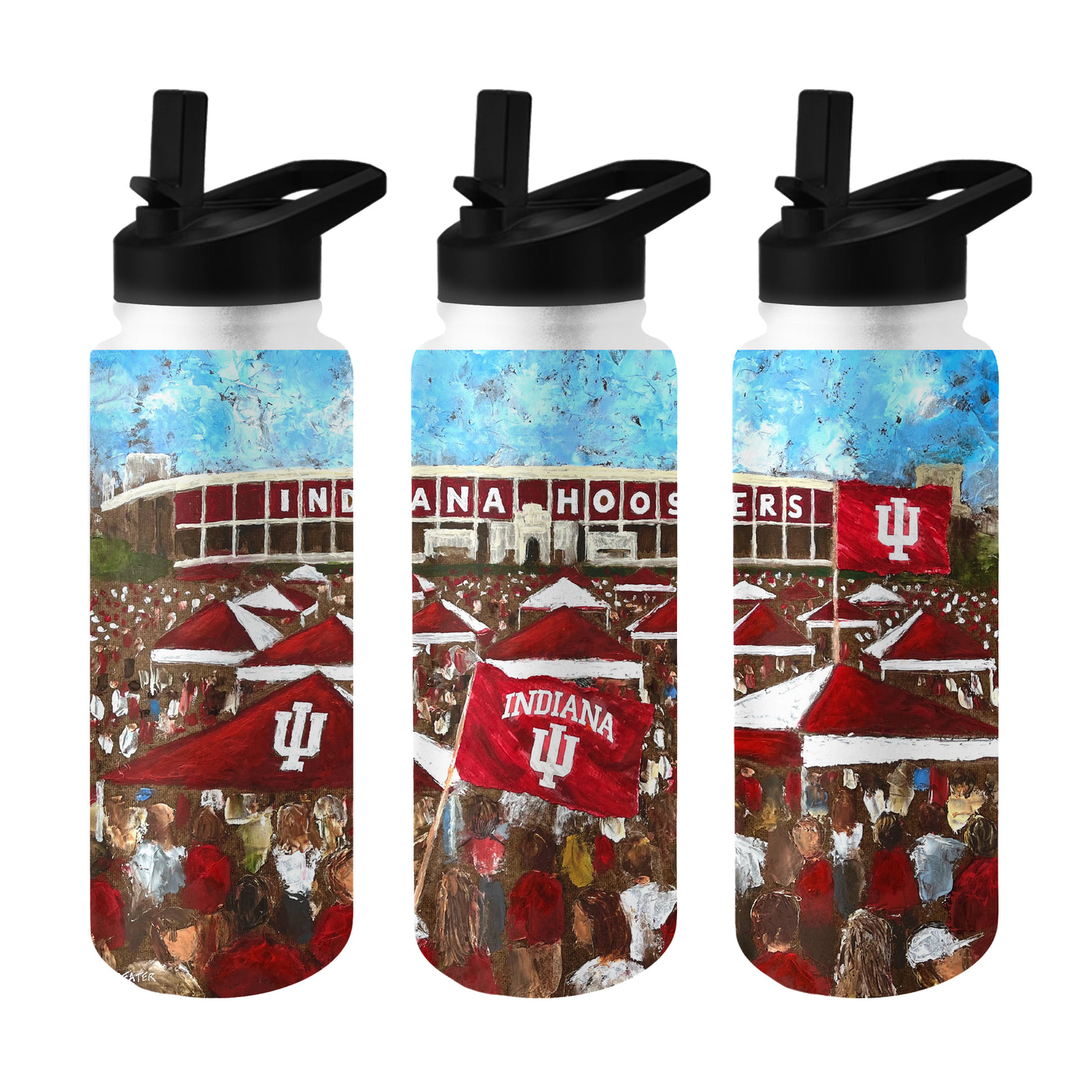 Indiana 34oz Collector Quencher Bottle