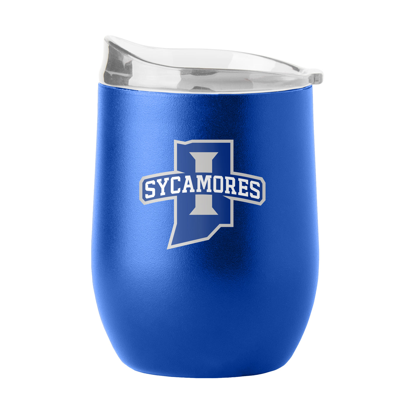 Indiana State 16oz Flipside Powder Coat Curved Bev