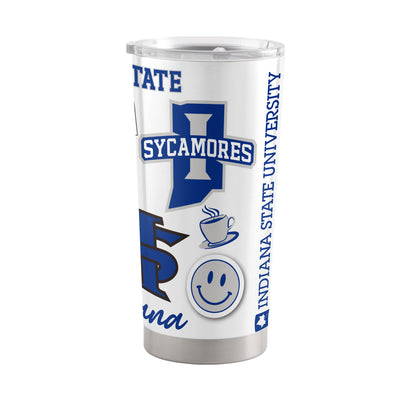 Indiana State 20oz Native Stainless Tumbler