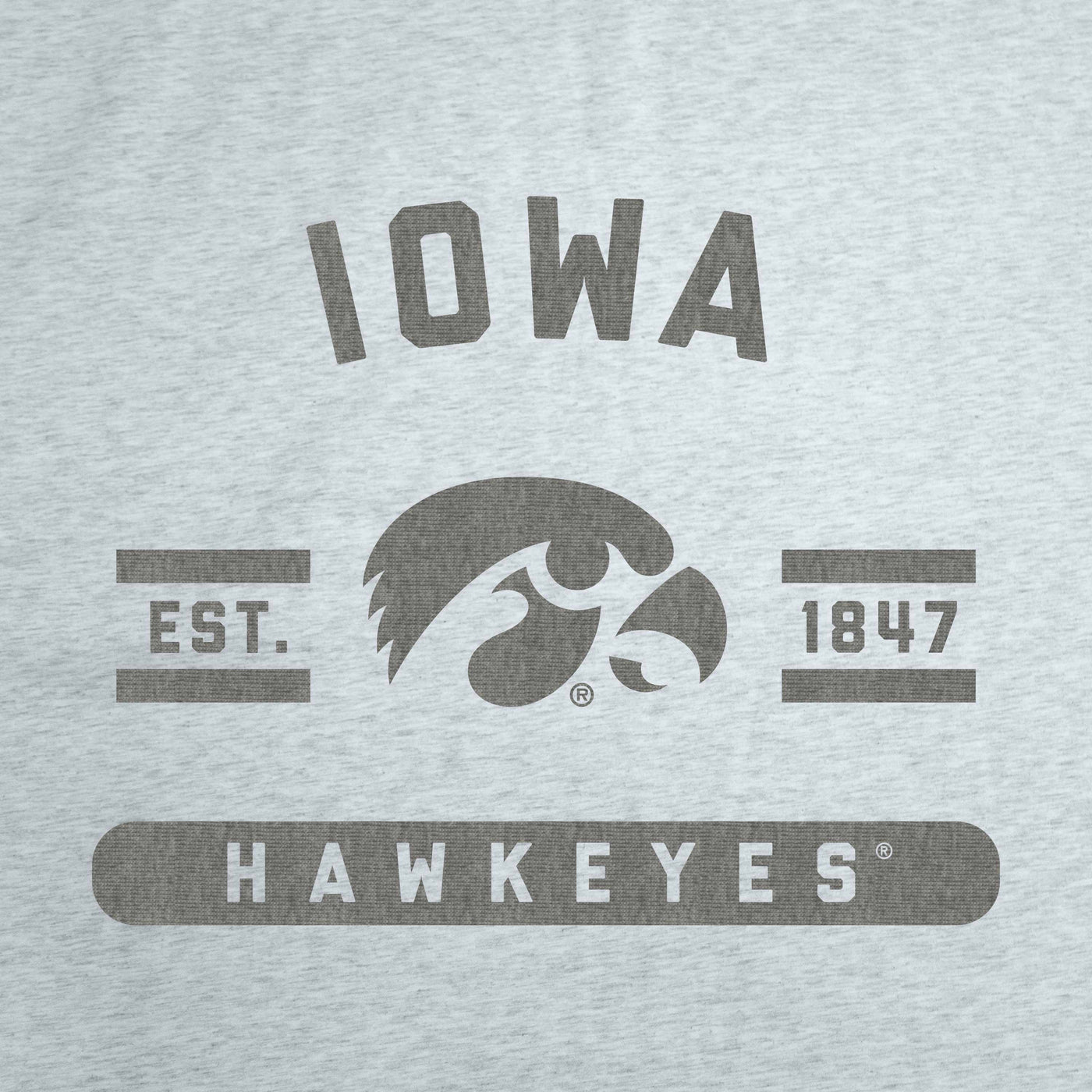 Iowa Athletic Gray Sublimated Sweatshirt Blanket