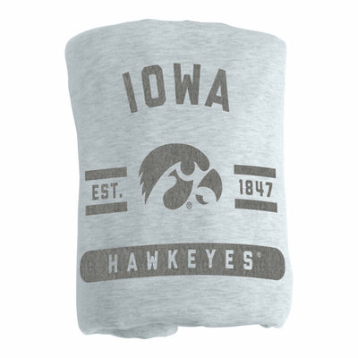 Iowa Athletic Gray Sublimated Sweatshirt Blanket