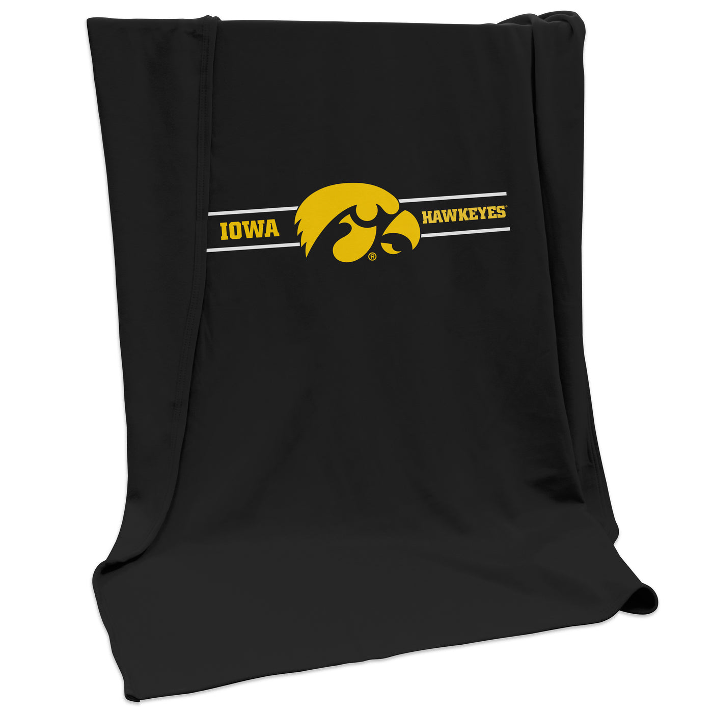 Iowa Campus Colors Sweatshirt Blanket (Screened)