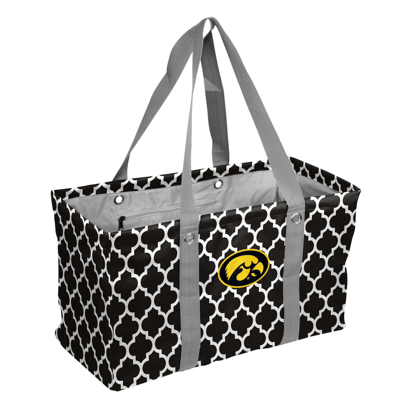 University of Iowa Black Picnic Caddy f/ Primary Logo