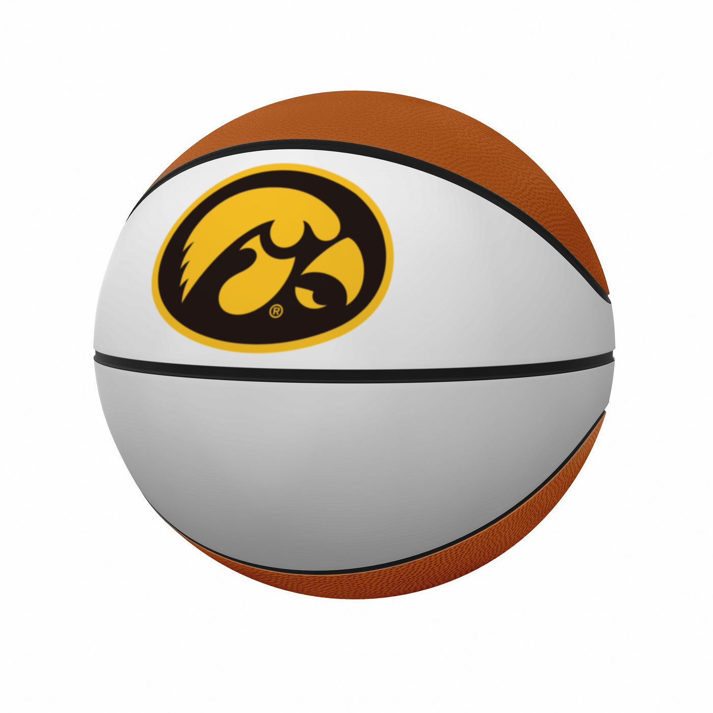 Iowa Primary Logo Official-Size Autograph Basketball
