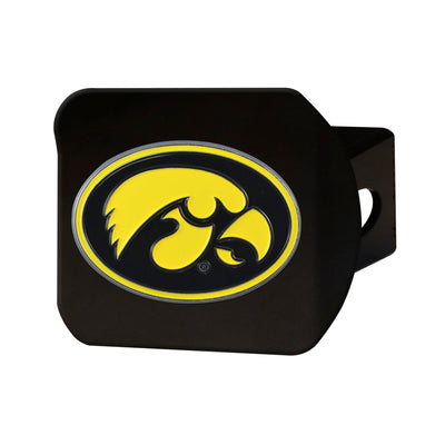 University of Iowa Color on Black Hitch Cover