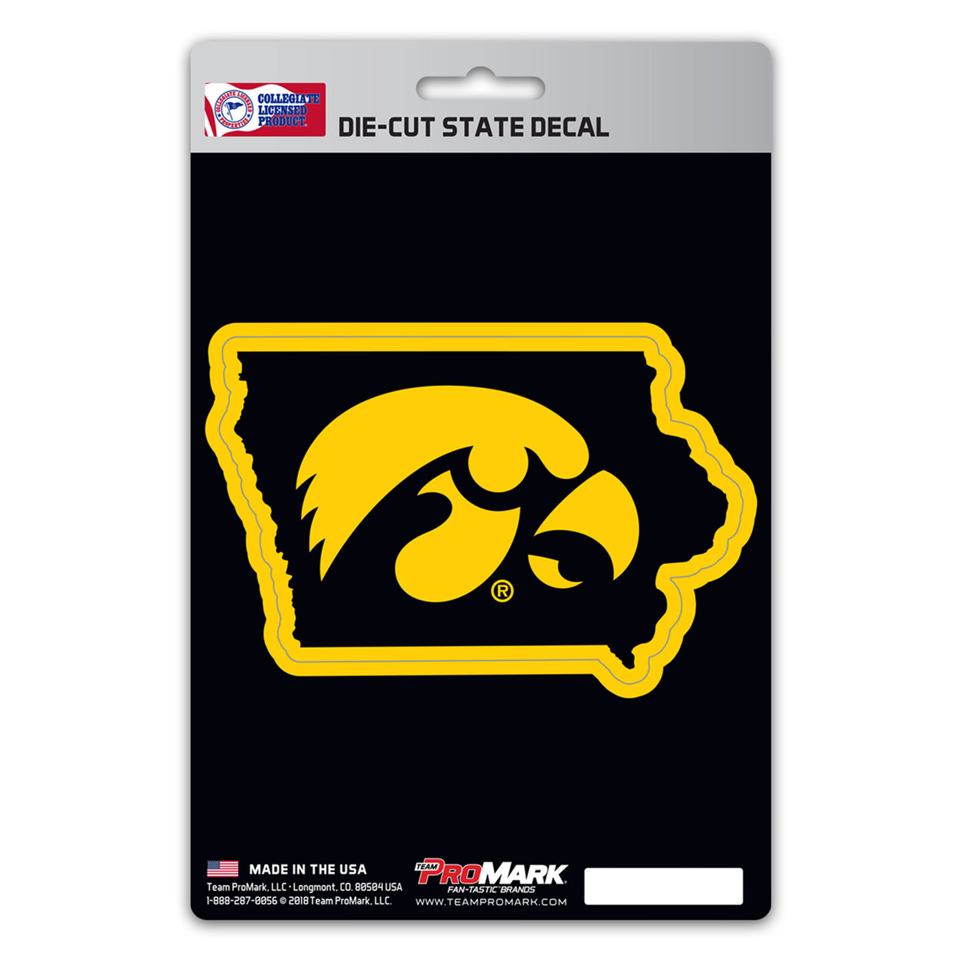 University of Iowa State Shape Decal