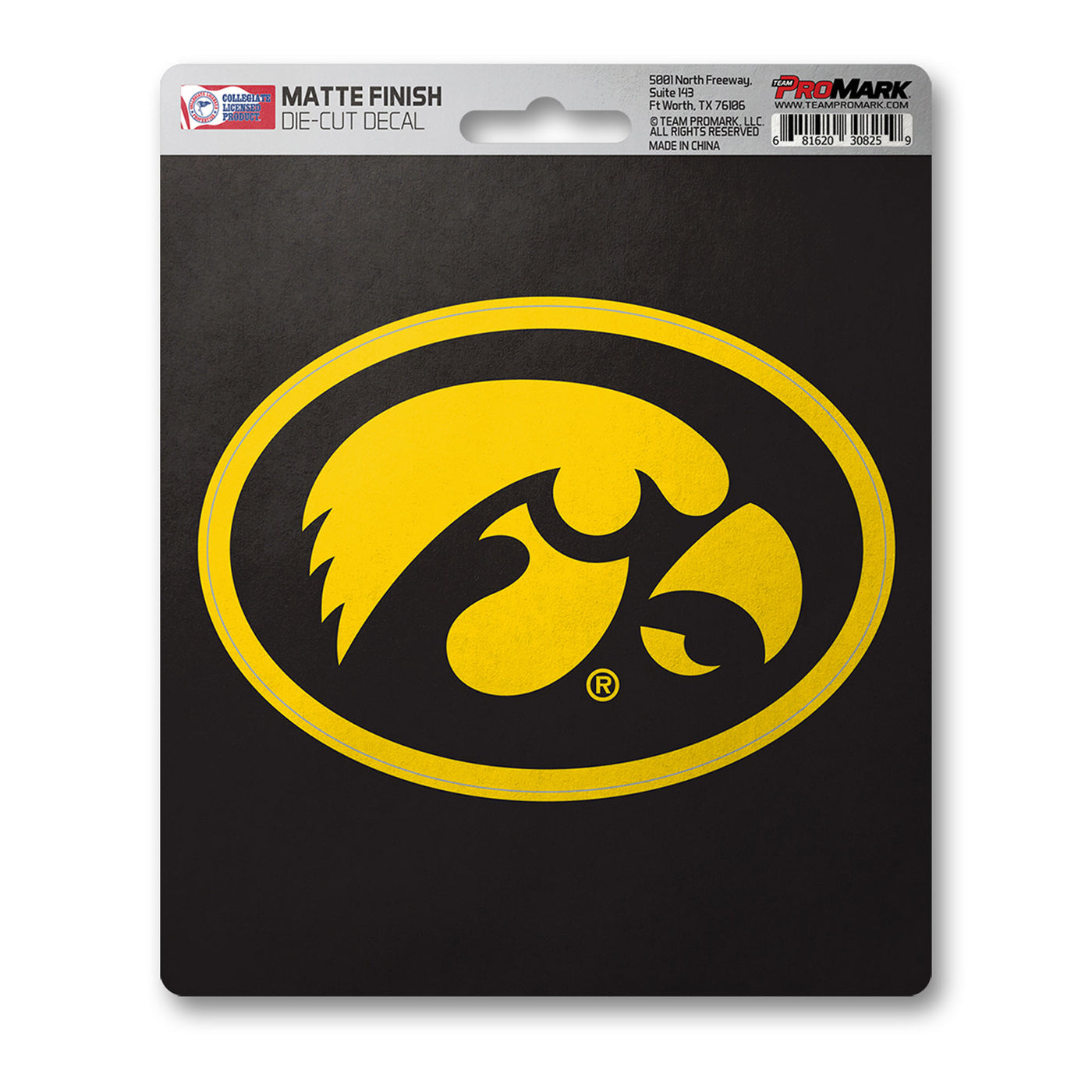 University of Iowa Matte Decal