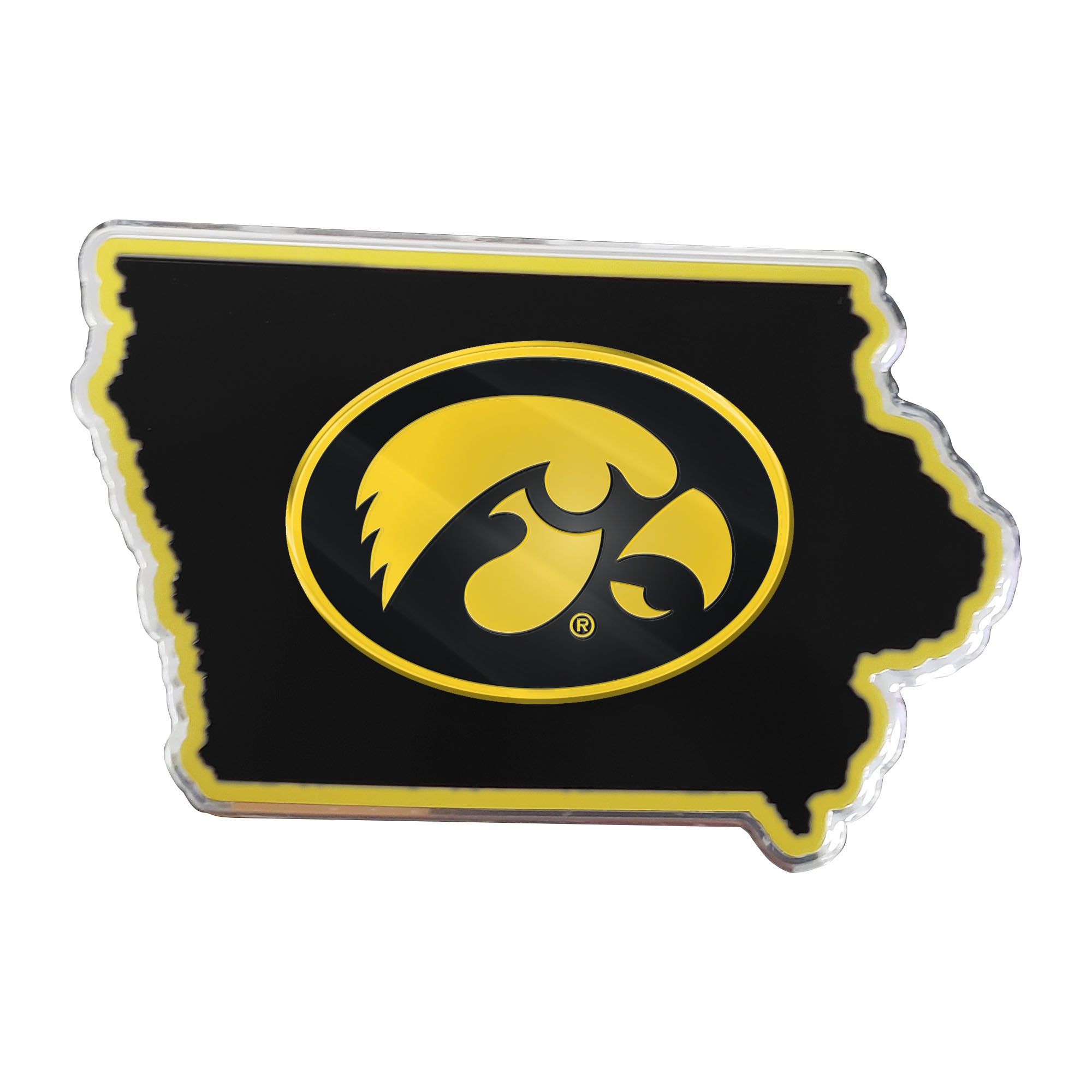 University of Iowa Embossed State Emblem | Logo Brands