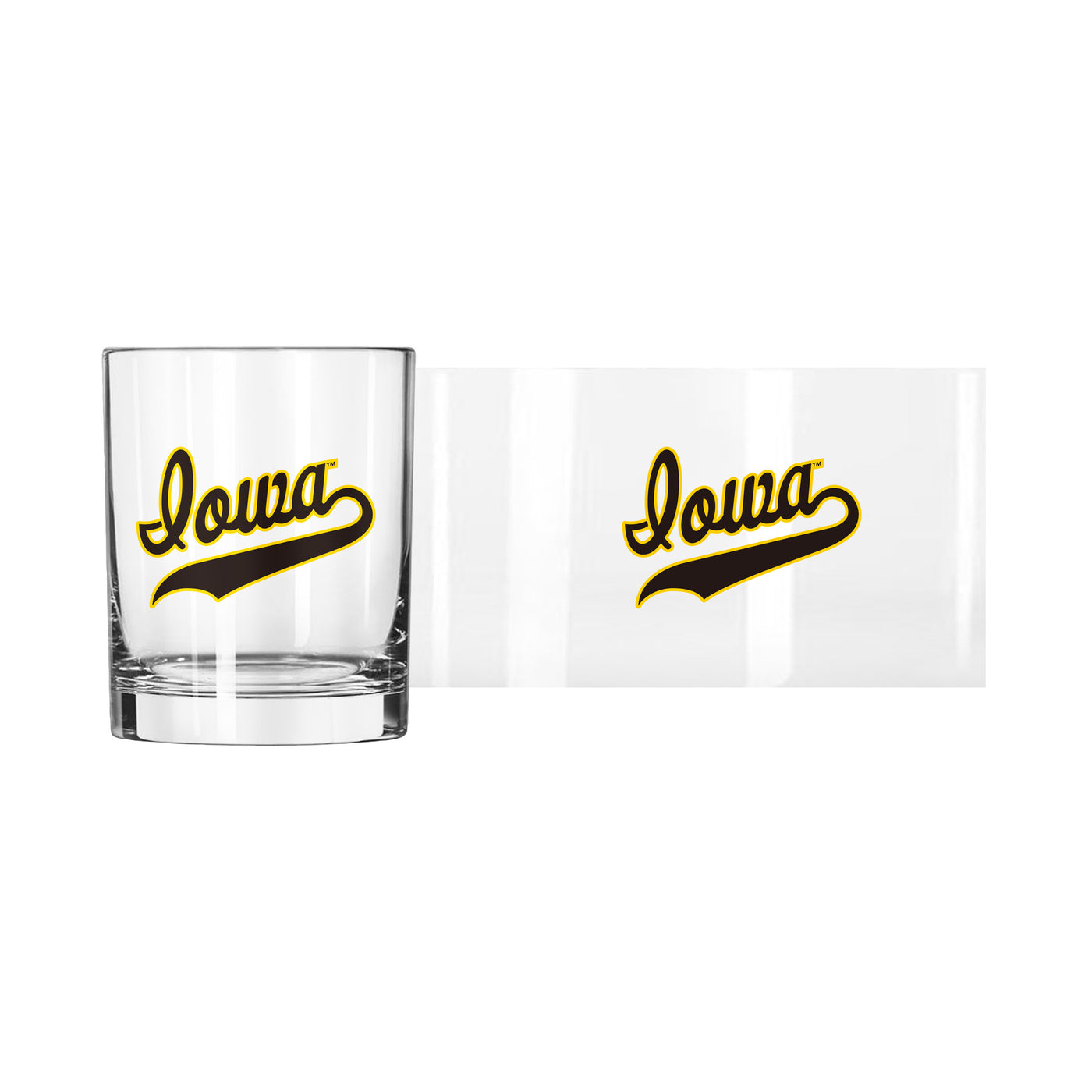Iowa 14oz Retro Rocks Glass