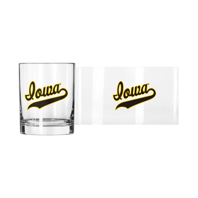 Iowa 14oz Retro Rocks Glass