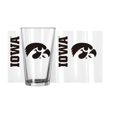 Iowa 16oz Gameday Pint Glass - Logo Brands