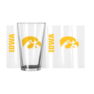Iowa Gameday Pint Glass Alt Color