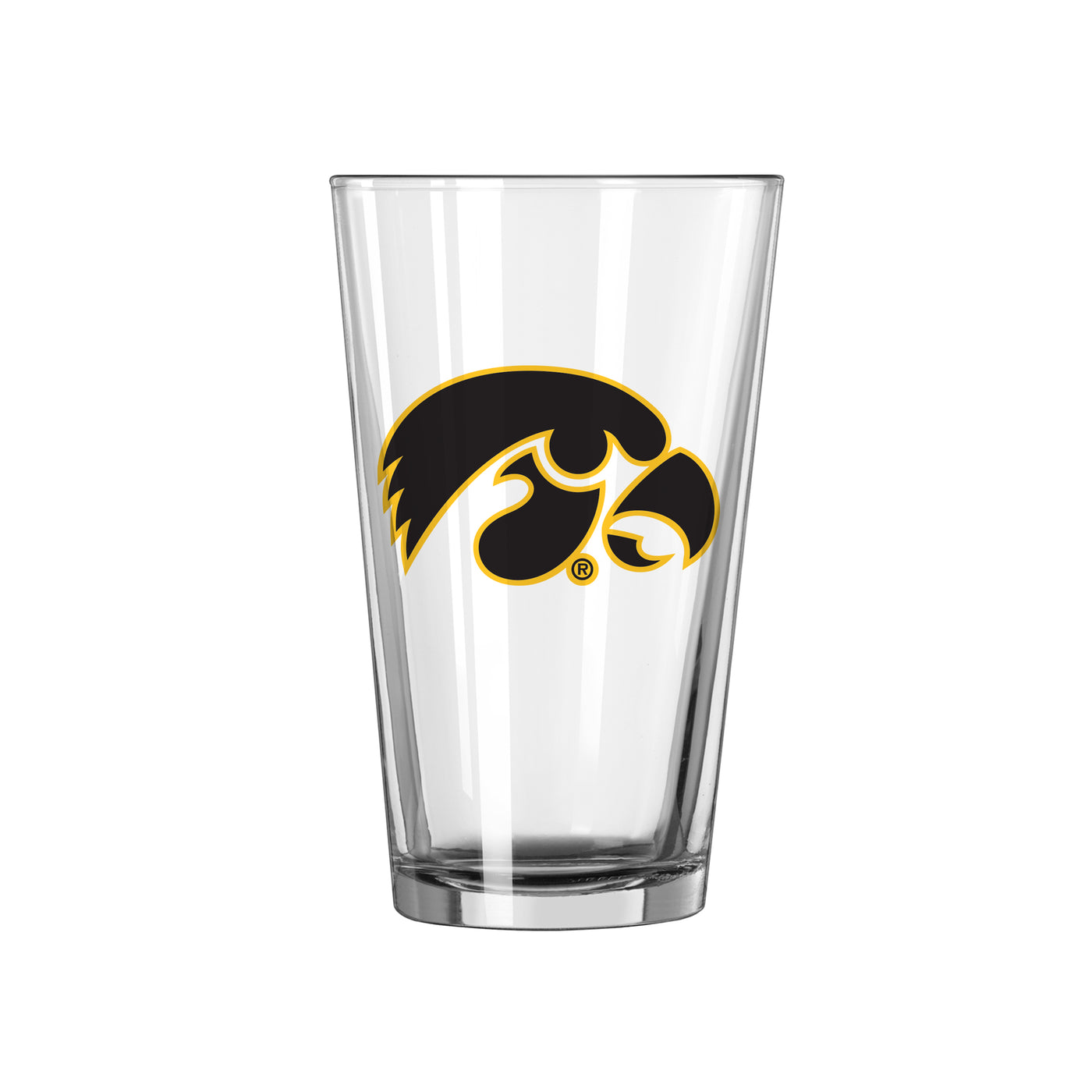 Iowa 16oz Logo Pint Glass