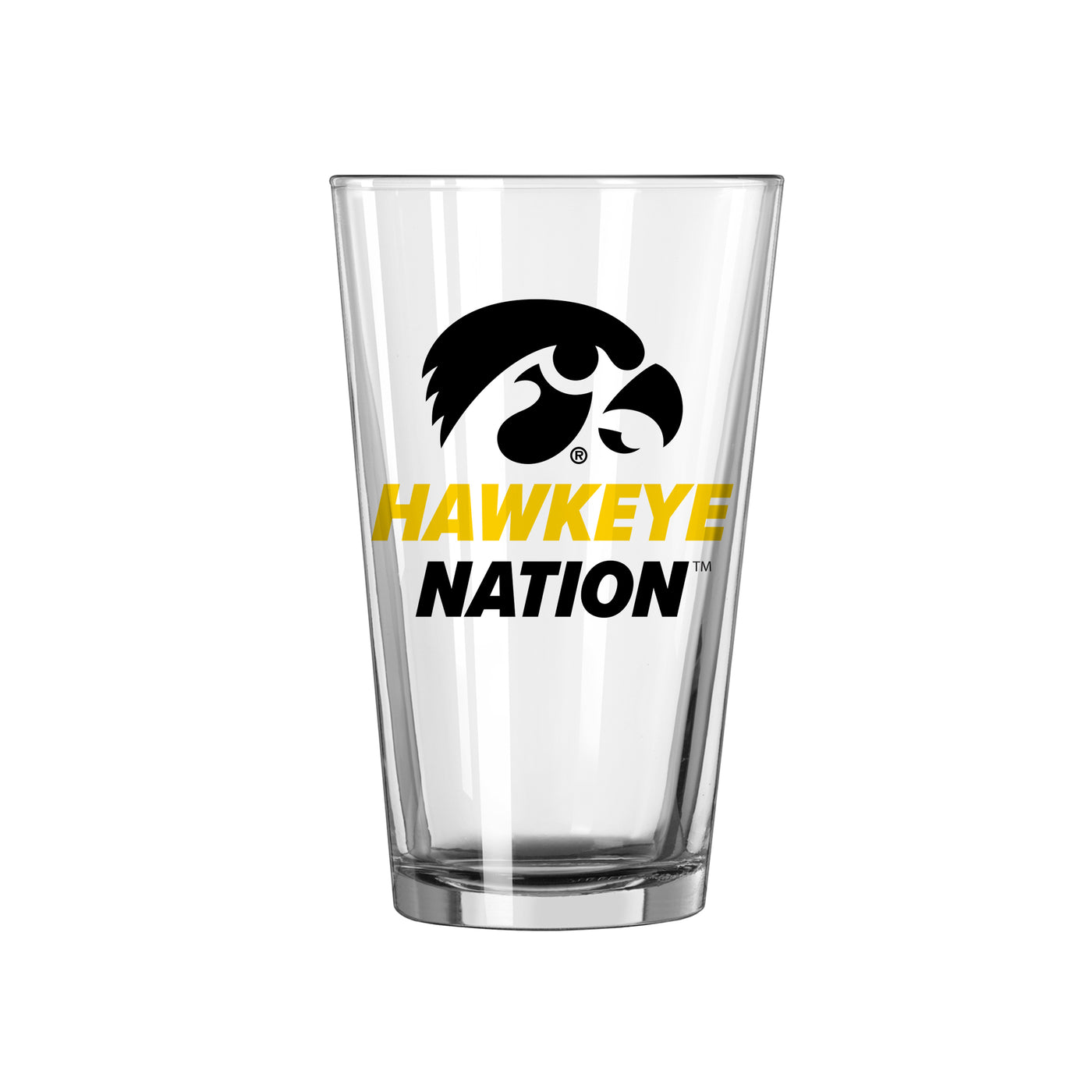 Iowa 16oz Slogan Pint Glass