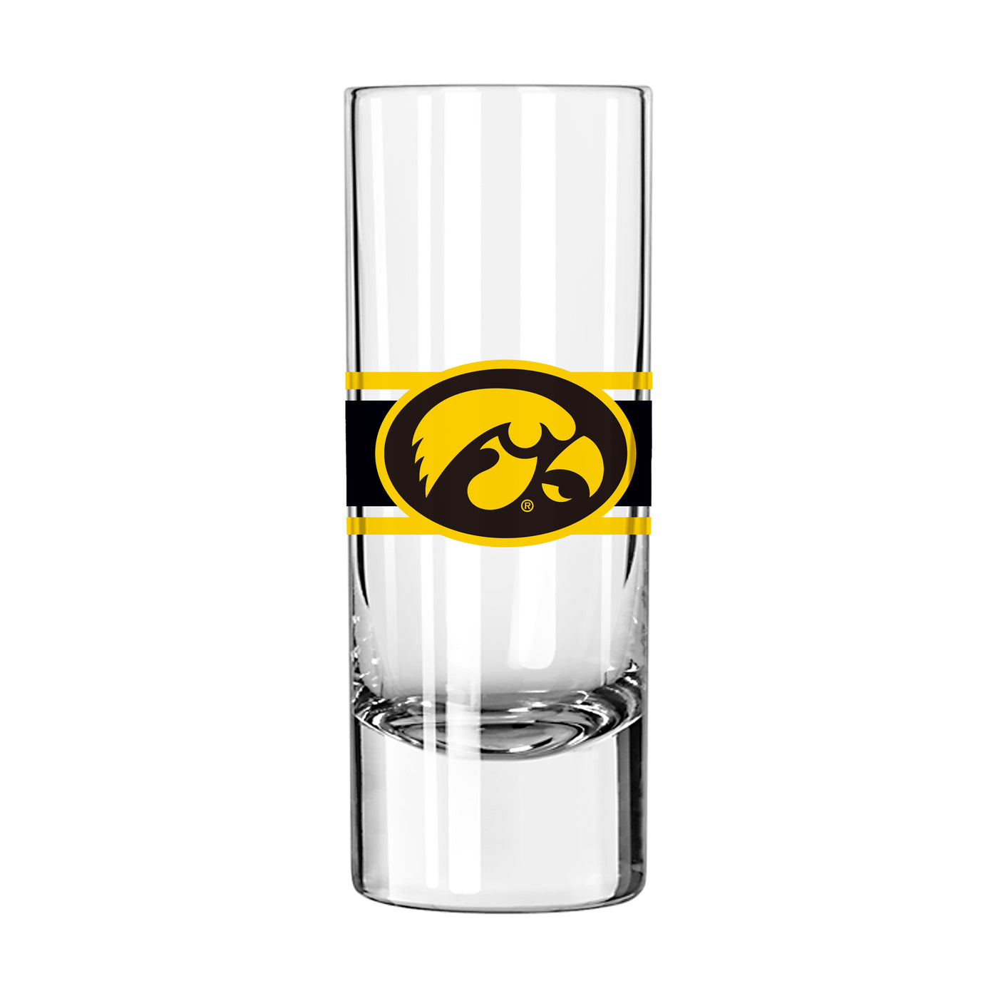 Iowa 2.5oz Stripe Shooter Glass