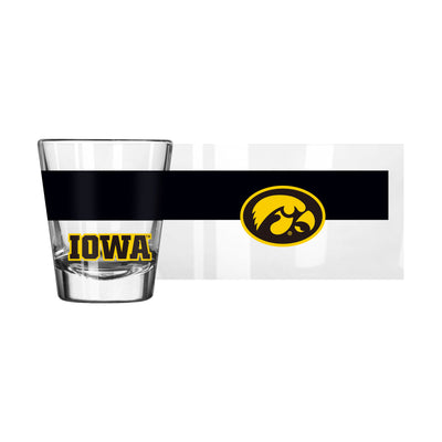 Iowa 2oz Colorblock Shot Glass