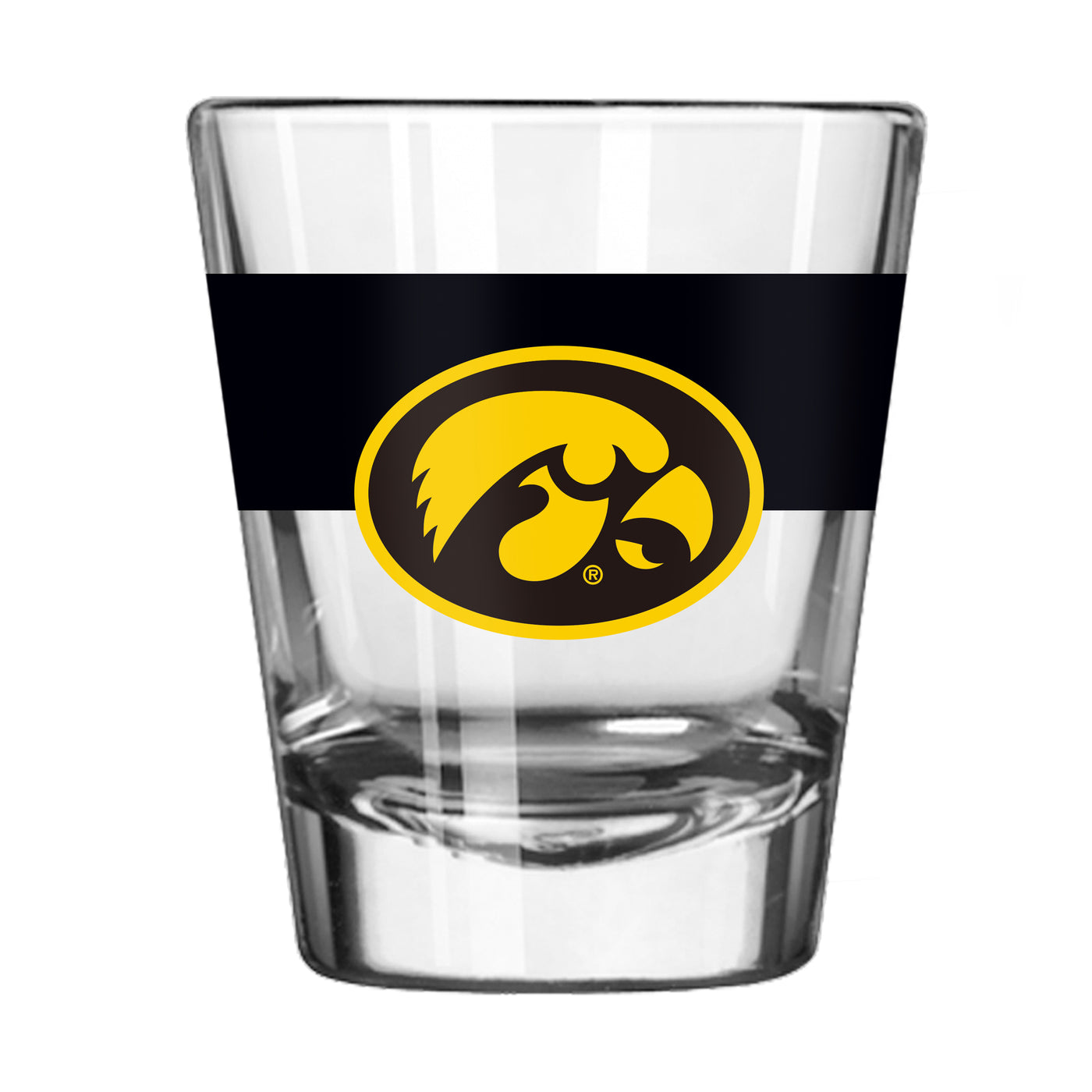 Iowa 2oz Colorblock Shot Glass