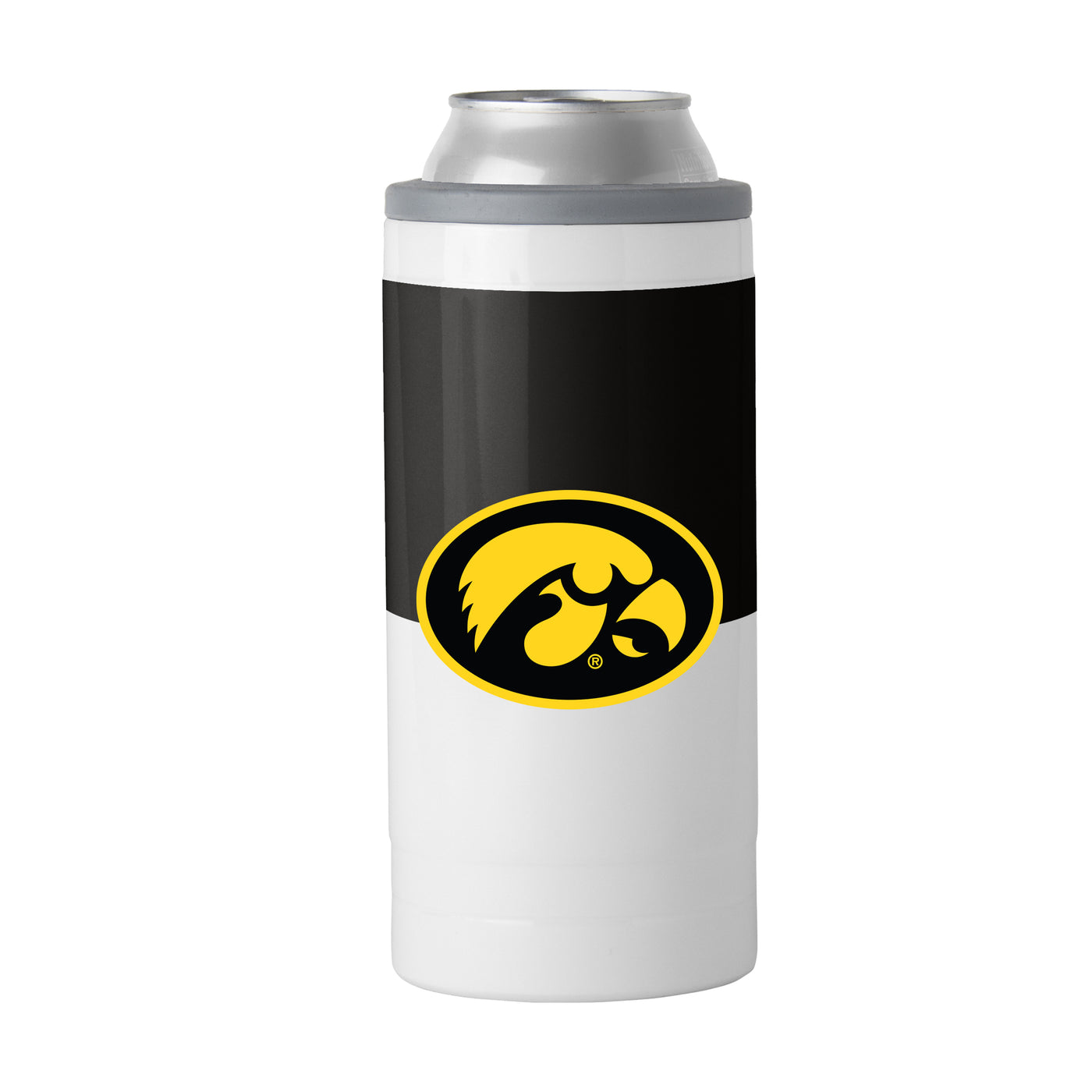 Iowa 12oz Colorblock Slim Can Coolie