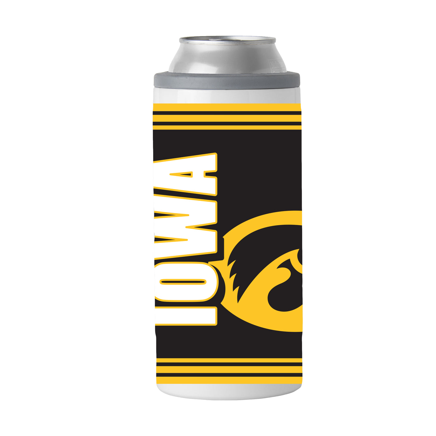 Iowa 12oz Hero Slim Can Coolie