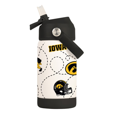 Iowa 12oz Mascot SS Kids Bottle