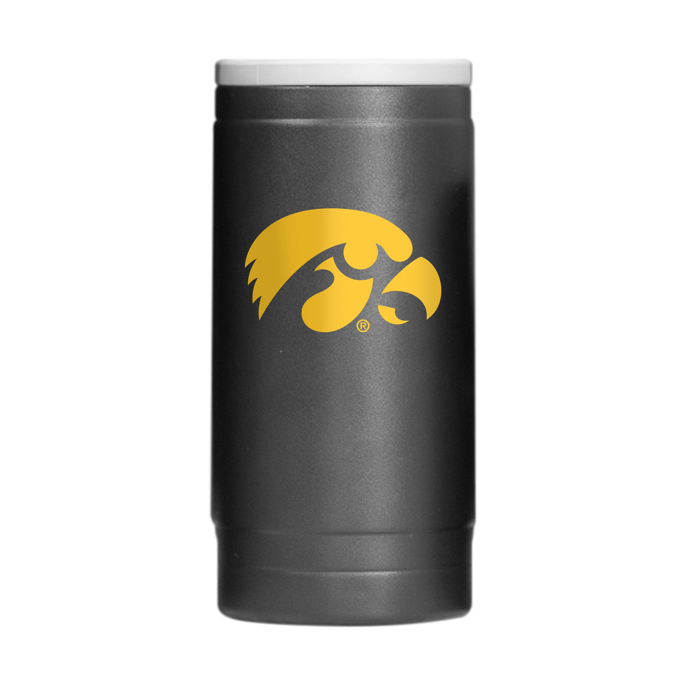 Iowa Flipside Powder Coat Slim Can Coolie