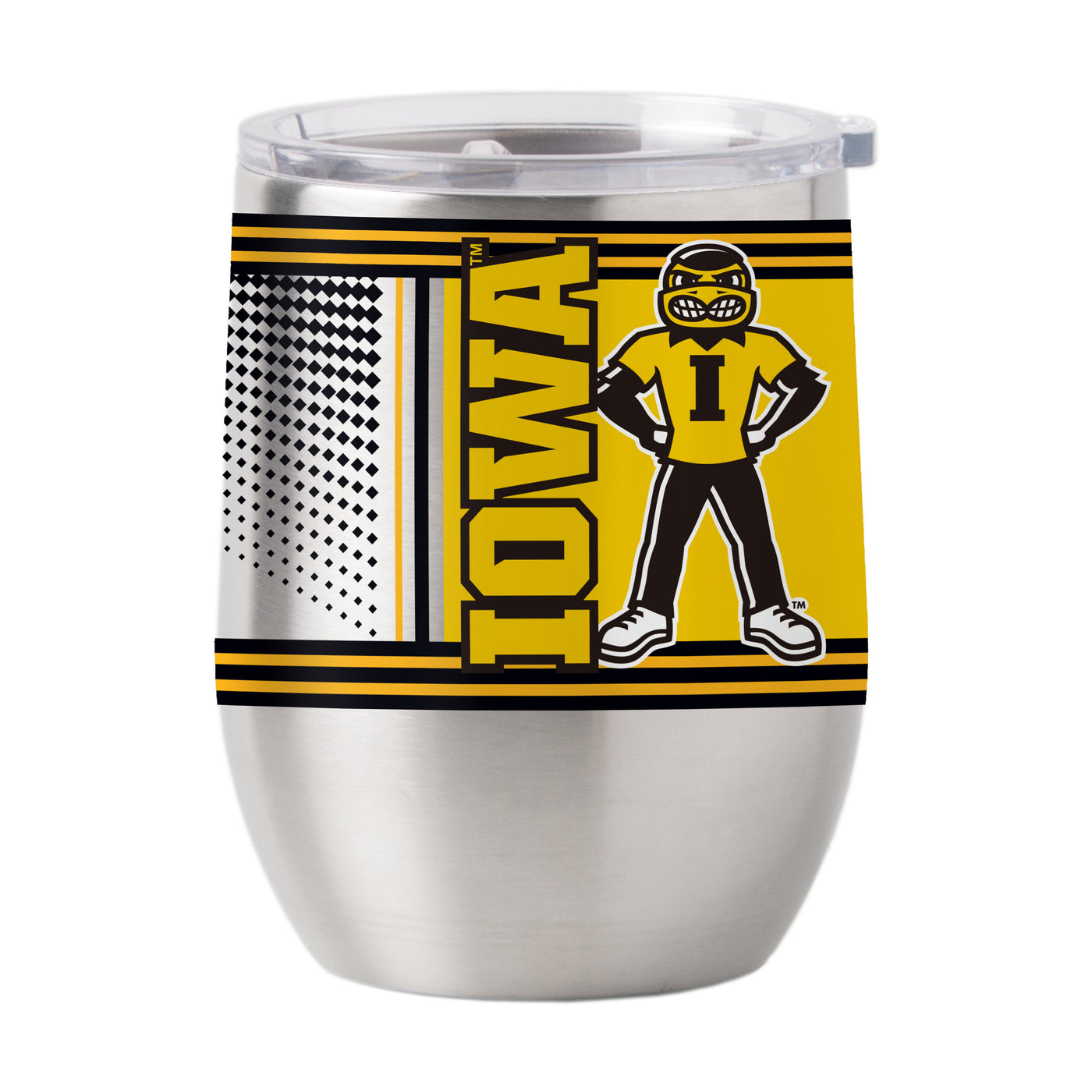 Iowa Hero 16oz Stainless Curved Beverage