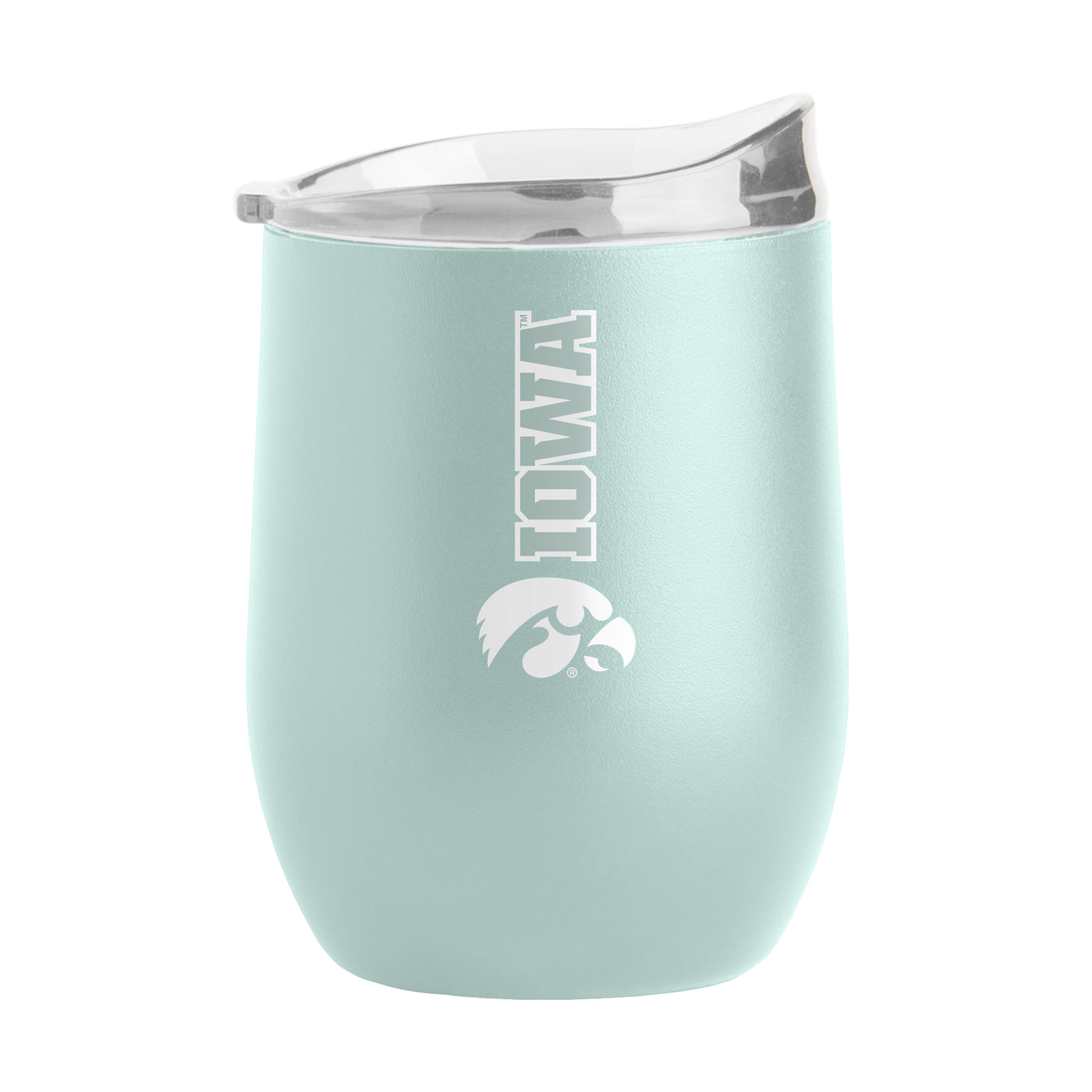 Iowa 16oz Vertical Powder Coat Curved Beverage