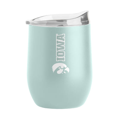 Iowa 16oz Vertical Powder Coat Curved Beverage
