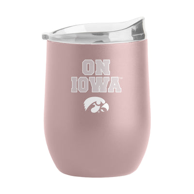 Iowa 16oz Stencil Powder Coat Curved Beverage