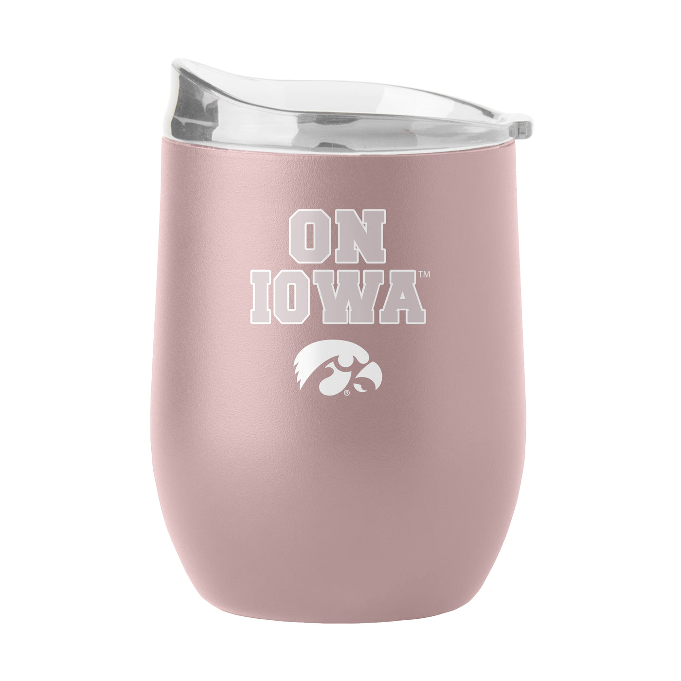 Iowa 16oz Stencil Powder Coat Curved Beverage