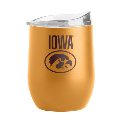 Iowa 16oz Huddle Powder Coat Curved Beverage